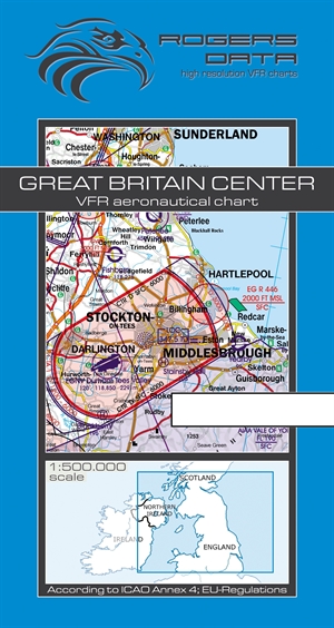 Rogers Data - Great Britain Center VFR Chart